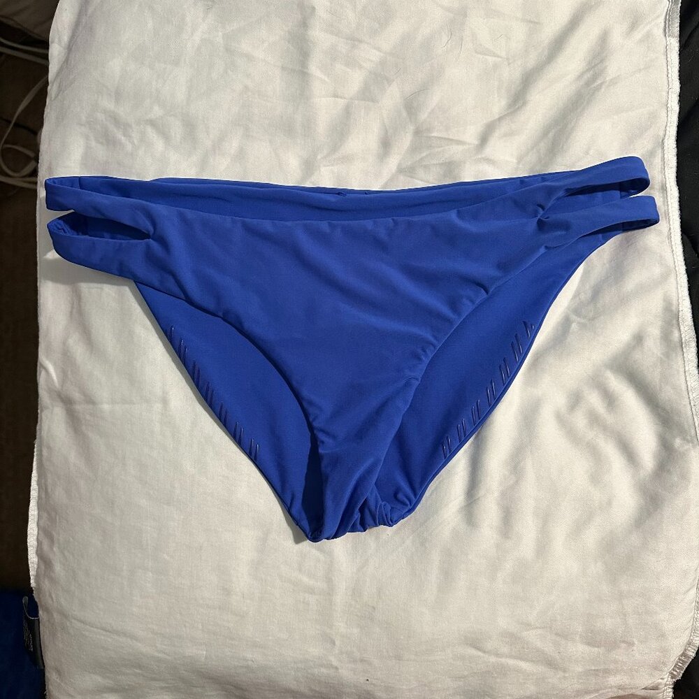 Hurley medium coverage blue swimsuit bikini bottoms